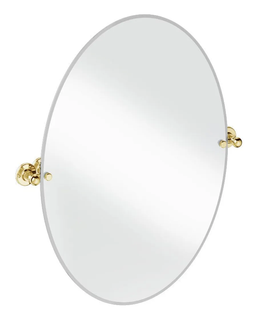 Badex AB Hallspeglar|Spegel - Burlington oval, guld