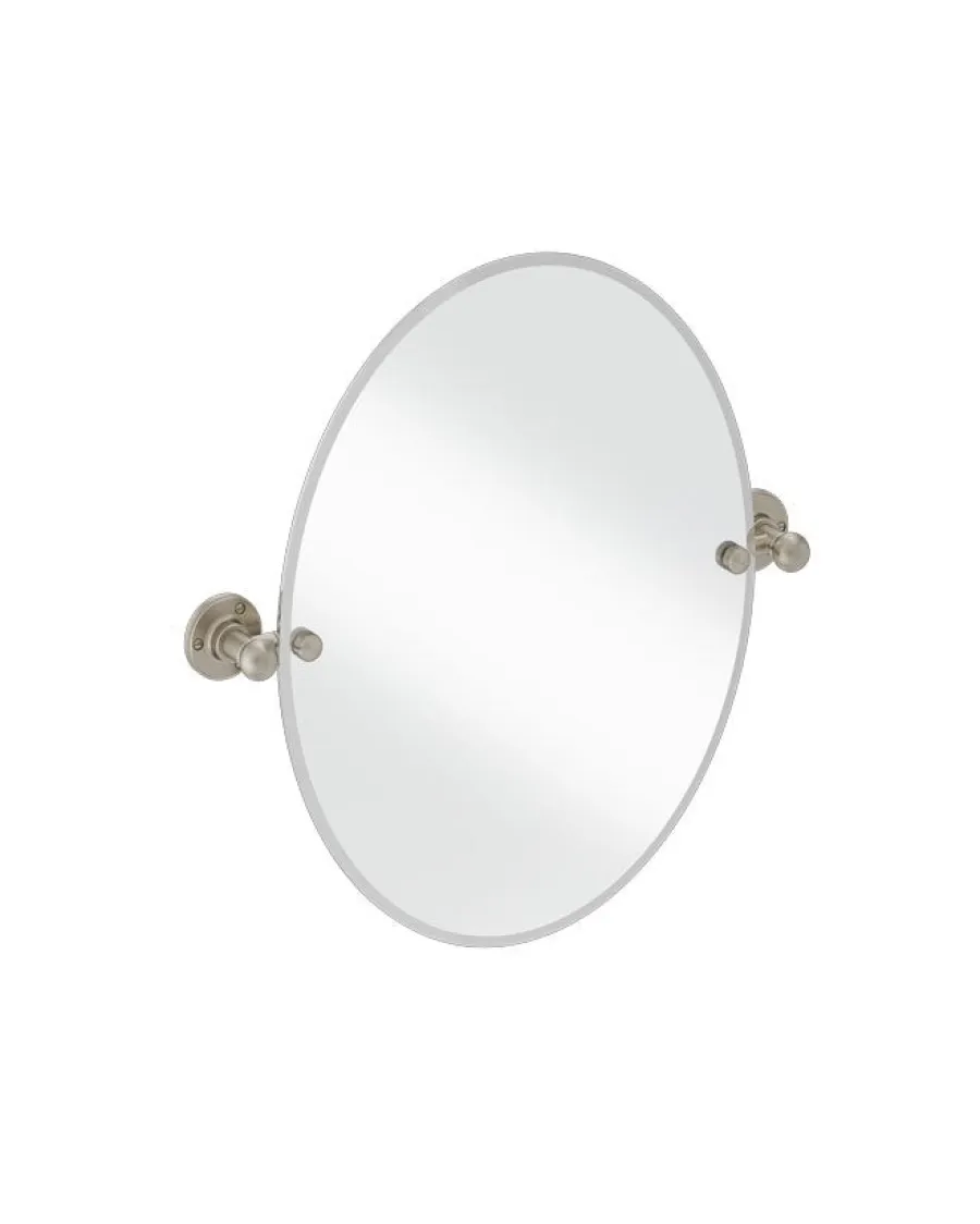 Badex AB Hallspeglar|Spegel - Burlington oval, matt nickel