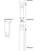 Nordingrå Trä AB Pelare & Stolpar|Svarvad pelare - Stolpe gran 2500 x 170 mm