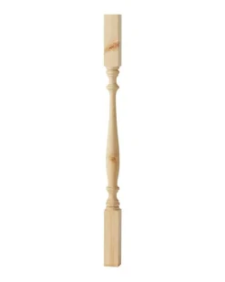Nordingrå Trä AB Staketstolpar & Räckespelare|Pelare & Stolpar|Svarvad stolpe - Furu 900 x 53 mm