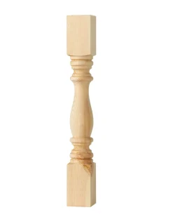 Nordingrå Trä AB Staketstolpar & Räckespelare|Pelare & Stolpar|Svarvad stolpe - Furu 500 x 65 mm