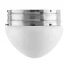 Karlskrona Lampfabrik Stora Taklampor|Plafonder|Taklampa - Heidenstamplafond 200 nickel, opalvit