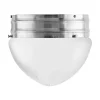 Karlskrona Lampfabrik Stora Taklampor|Plafonder|Taklampa - Heidenstamplafond 200 nickel, mattglas