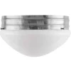 Karlskrona Lampfabrik Stora Taklampor|Plafonder|Taklampa - Heidenstamplafond 300 nickel, opalvit