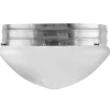 Karlskrona Lampfabrik Stora Taklampor|Plafonder|Taklampa - Heidenstamplafond 300 nickel, mattglas