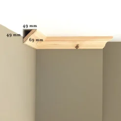 Valbo Trä AB Taklister|Taklist - Antik hålkäl 15x69 mm