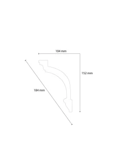 Classic Line Decor Taklister I Polyuretan|Taklister|Taklist - Classic N:o PCN-2124