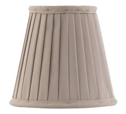 Karlskrona Lampfabrik Plisserade Lampskärmar|Textilskärm d130 (Klämf/Beige)