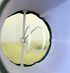 Karlskrona Lampfabrik Plisserade Lampskärmar|Textilskärm d130 (Klämf/Olivgrön)