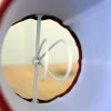 Karlskrona Lampfabrik Plisserade Lampskärmar|Textilskärm d130 (Klämf/Röd)