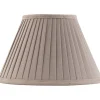 Karlskrona Lampfabrik Plisserade Lampskärmar|Textilskärm d200 (Ringf/Beige)