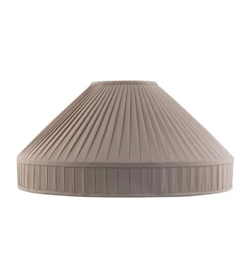 Karlskrona Lampfabrik Plisserade Lampskärmar|Textilskärm d500 (Ringf/Beige)