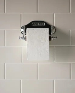 STILARS di GOBBI ANGELO S.n.c. Tillbehör Krom - Badrum|Toalettpappershållare|Toalettpappershållare - Krom/Trä, toilet