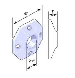 Sibes Metall AB Tryckesbrickor|Tryckesbricka - Albert Karlsson 25 nickel