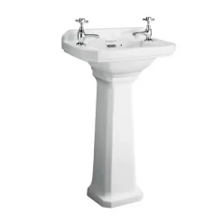 Badex AB Tvättställ Med Pelare|Tvättställ|Tvättställ - Bayswater Fitzroy 52 cm, piedestal
