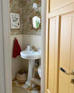Badex AB Tvättställ Med Pelare|Tvättställ|Tvättställ - Burlington Edwardian 56 oval med piedestal