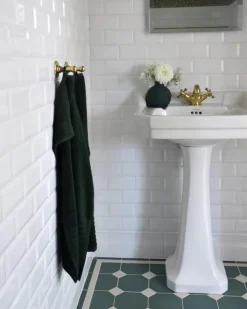 Badex AB Tvättställ Med Pelare|Tvättställ|Tvättställ - Burlington Edwardian 56 cm, piedestal