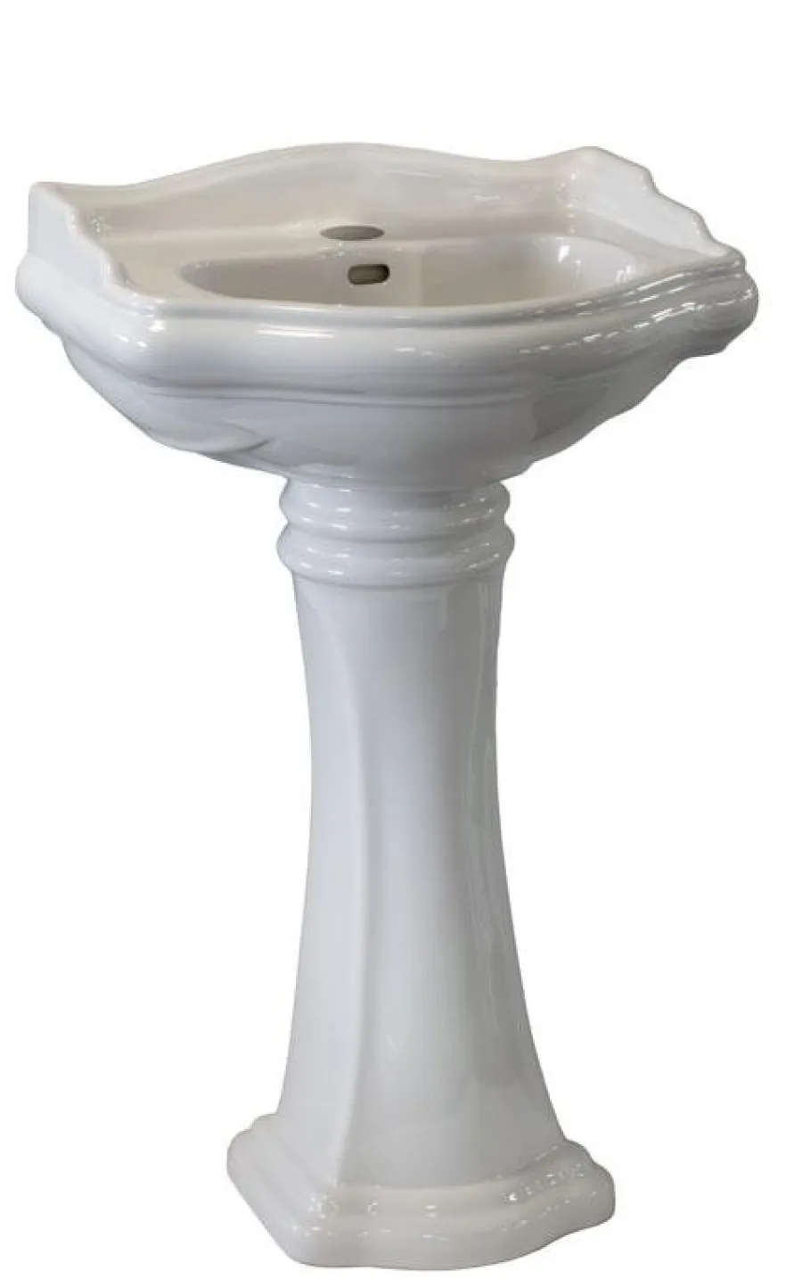 KERASAN S.R.L. Tvättställ Med Pelare|Tvättställ|Tvättställ Camden - 55 cm, piedestal