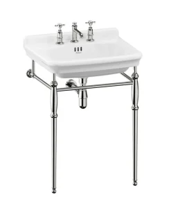 Badex AB Tvättställ|Tvättställ Med Ställning|Tvättställ - Guild 62 cm, kromställning