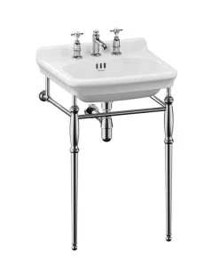 Badex AB Tvättställ|Tvättställ Med Ställning|Tvättställ - Guild 56 cm, kromställning