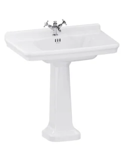 Badex AB Tvättställ Med Pelare|Tvättställ|Tvättställ - Guild 85 cm, piedestal