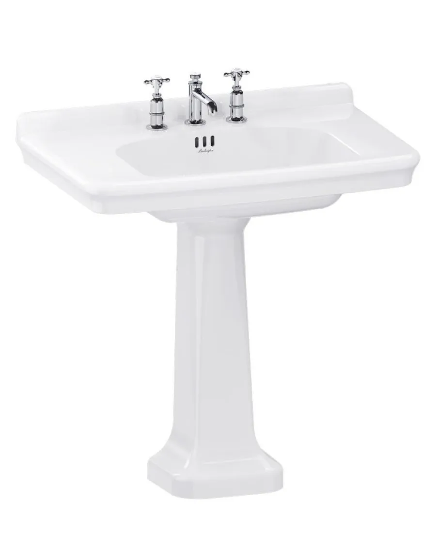 Badex AB Tvättställ Med Pelare|Tvättställ|Tvättställ - Guild 85 cm, piedestal
