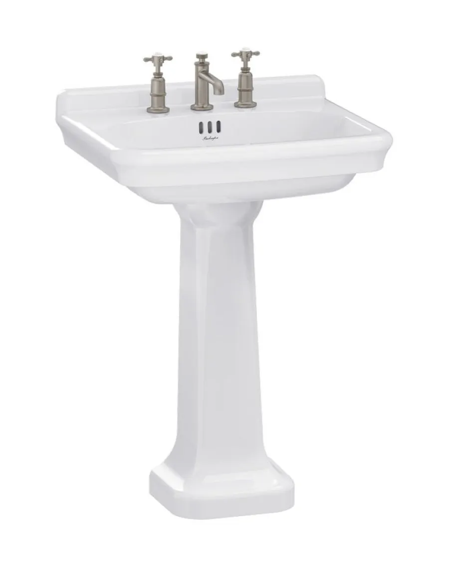 Badex AB Tvättställ Med Pelare|Tvättställ|Tvättställ - Guild 62 cm, piedestal