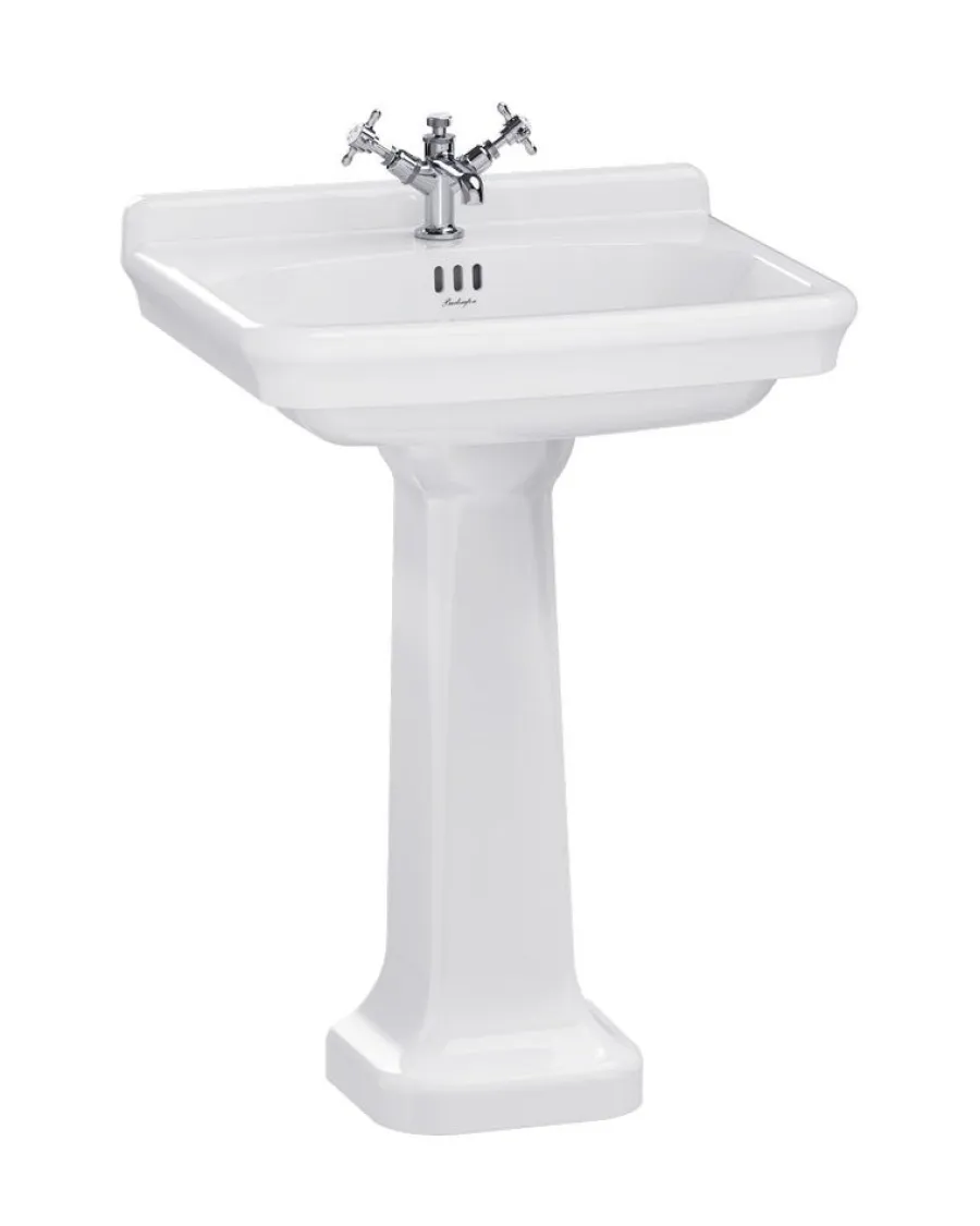 Badex AB Tvättställ Med Pelare|Tvättställ|Tvättställ - Guild 62 cm, piedestal