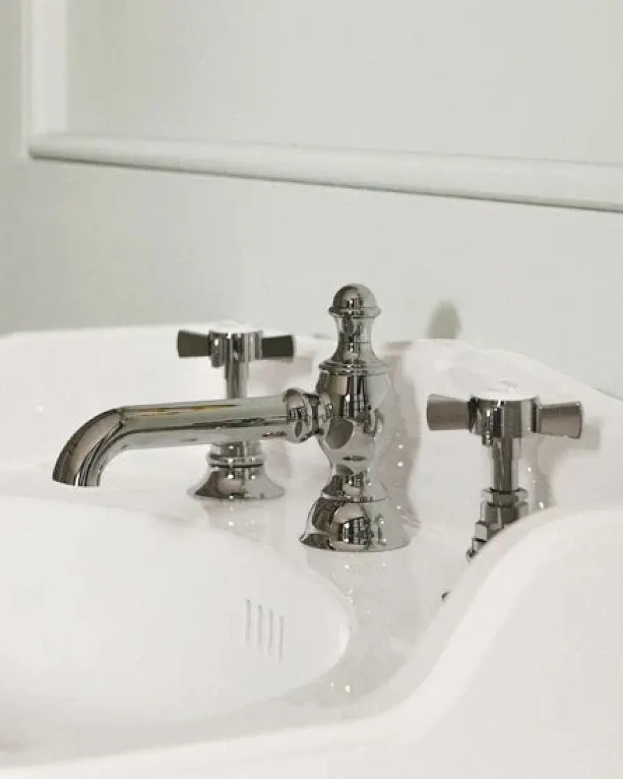Badex AB Tvättställ|Tvättställsblandare I Krom|Tvättställsblandare - Horus Coventry 3-håls krom