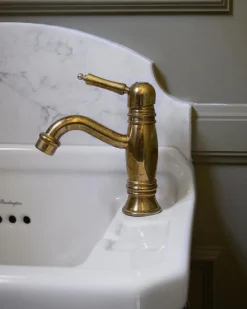 Badex AB Tvättställ|Tvättställsblandare I Mässing|Tvättställsblandare - Oxford mini mässing