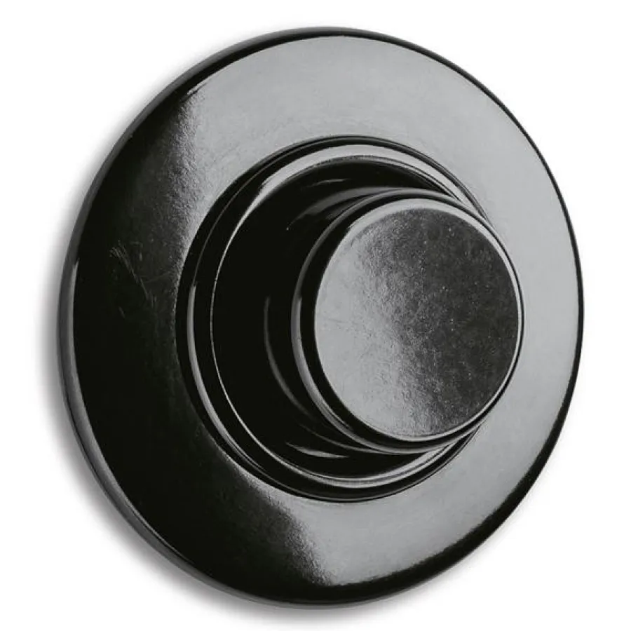 Thomas Hoof Produktgesellschaft Svart Bakelit Infällt Thpg|Infällda Strömbrytare|Universaldimmer PRO LED svart bakelit - THPG infällt