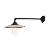 Kulturjern AB Stallampor & Gårdslampor|Stallampa & Gårdslampa|Utomhuslampa - Stallampa 90° rak koppling, vit skärm