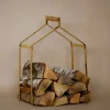Josef Davidssons Eftr. AB Inredning I Mässing|Vedkorgar|Vedhämtare - Mässing 51 x 38 x 20 cm