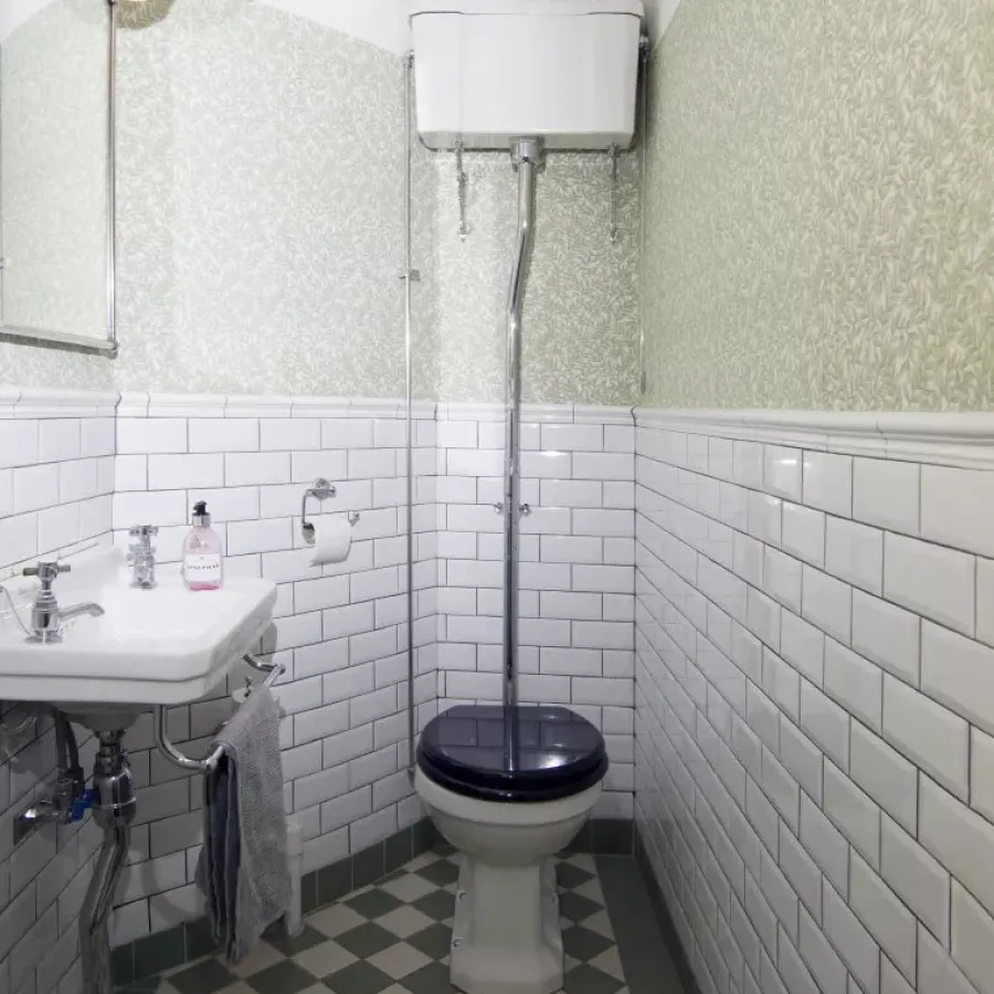 Badex AB Högspolande Toaletter|WC - Burlington högspolande toalett, väggcistern & sits
