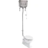 Badex AB Högspolande Toaletter|WC - Burlington högspolande toalett, metallcistern & sits
