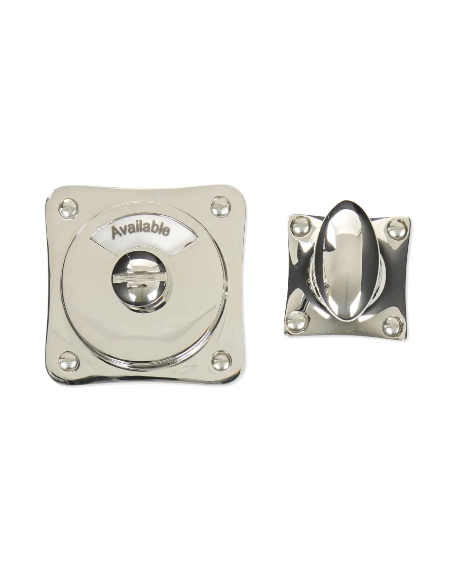 The deko style Gammaldags Lås|Låsvred Toalett|WC-regel - Nickel engelska
