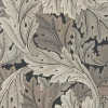 Sanderson Design Group Brands Ltd Mönstrade Tapeter|Blommiga Tapeter|William Morris & Co. Tapet - Acanthus Charcoal/Grey