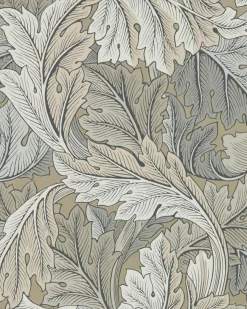 Sanderson Design Group Brands Ltd Mönstrade Tapeter|Blommiga Tapeter|William Morris & Co. Tapet - Acanthus Manilla/Stone