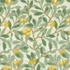 Sanderson Design Group Brands Ltd Mönstrade Tapeter|Blommiga Tapeter|William Morris & Co. Tapet - Arbutus Sage/Lemon