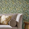 Sanderson Design Group Brands Ltd Mönstrade Tapeter|Blommiga Tapeter|William Morris & Co. Tapet - Arbutus Green/Terracotta