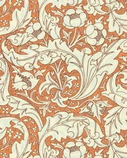Sanderson Design Group Brands Ltd Mönstrade Tapeter|William Morris & Co - Tapeter|William Morris & Co. Tapet - Bachelor´s Button Burnt Orange/Sky