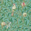 Sanderson Design Group Brands Ltd Mönstrade Tapeter|Blommiga Tapeter|William Morris & Co. Tapet - Bird & Pomegranate Turquoise/Coral