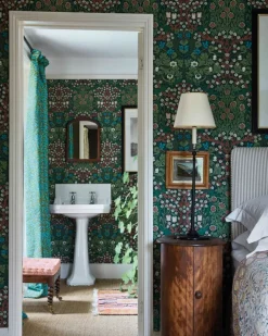 Sanderson Design Group Brands Ltd Mönstrade Tapeter|Blommiga Tapeter|William Morris & Co. Tapet - Blackthorn autumn
