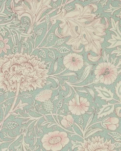 Sanderson Design Group Brands Ltd Mönstrade Tapeter|Blommiga Tapeter|William Morris & Co. Tapet - Double Bough teal rose