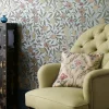 Sanderson Design Group Brands Ltd Mönstrade Tapeter|Blommiga Tapeter|William Morris & Co. Tapet - Fruit Beige/Gold/Coral