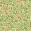 Sanderson Design Group Brands Ltd Mönstrade Tapeter|Blommiga Tapeter|William Morris & Co. Tapet - Honeysuckle Green/Beige/Pink