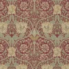 Sanderson Design Group Brands Ltd Mönstrade Tapeter|Blommiga Tapeter|William Morris & Co. Tapet - Honeysuckle & Tulip Red/Gold