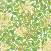 Sanderson Design Group Brands Ltd Mönstrade Tapeter|Blommiga Tapeter|William Morris & Co. Tapet - Honeysuckle cream/chocolate