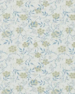 Sanderson Design Group Brands Ltd Mönstrade Tapeter|Blommiga Tapeter|William Morris & Co. Tapet - Jasmine Ecru/Woad