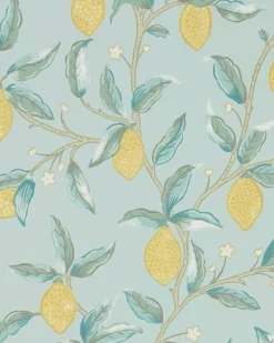 Sanderson Design Group Brands Ltd Mönstrade Tapeter|Blommiga Tapeter|William Morris & Co. Tapet - Lemontree wedgewood